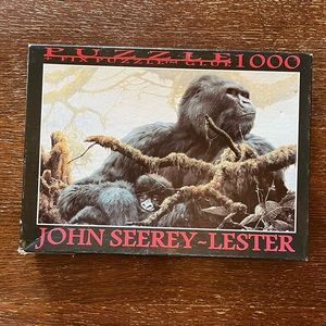 NEW, vintage 1997 John Seerey-Lester gorilla jigsaw puzzle